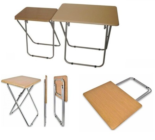 Wooden top metal legs folding - top,