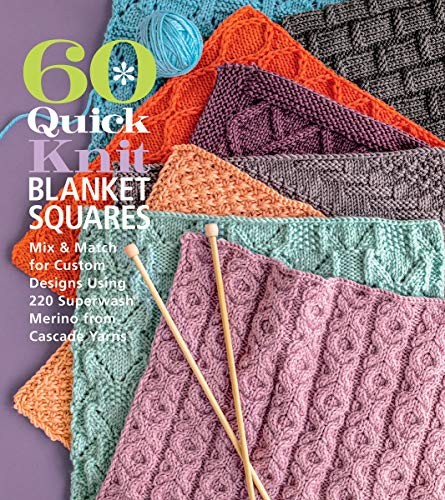 Quick knit blanket squares - 60,
