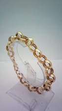 Gold belcher bracelet - gold,