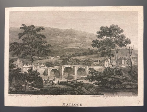 Antique engraving matlock - antique,