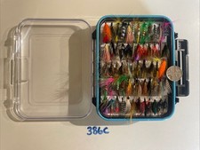 Salmon Sea Trout & Trout Small Flies Waterproof Double Sided Fly Box 119 Flies