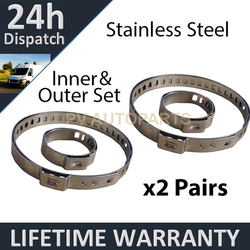 Boot stainless steel - 2x,