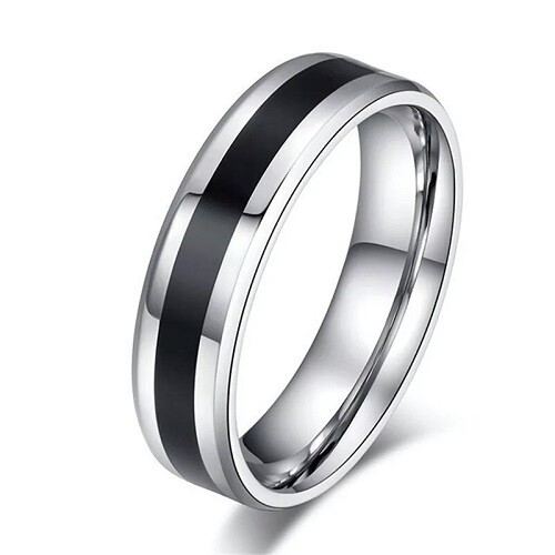 4mm mens stainless steel - mens, rings