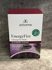 Arbonne Energy Fizz Sticks Blackberry  30 Pack | Vegan Gluten Free | Exp 07/26