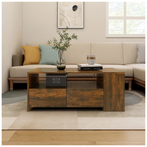 Coffee table smoked oak - table,