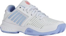 K-Swiss Express Tennis Womens  Trainer Sneaker Shoes 8 Lace Up White/Ice