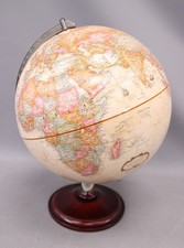 REPLOGLE GLOBES Earth w/ Raised Relief Mountains Oxford Desk Globe 12" - S87