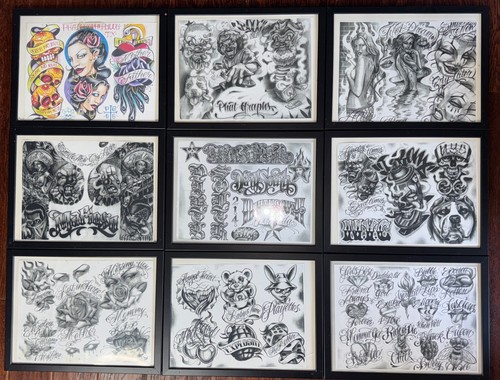 Tattoo flash prints - tattoo, 17x13