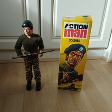 Vintage action man 40th anniversary soldier with eagle eyes, boxed