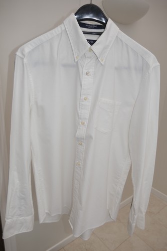 Gant white oxford shirt - shirt,, large