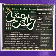 Lemon Jelly  2003 Tour Gig Dates Small Advert Cutting