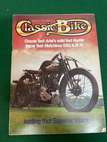 Classic bike winter 1979 ariel - classic,