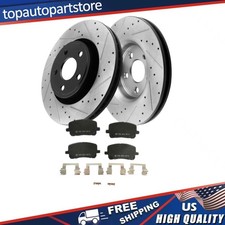 Front Disc Rotors Brake Pads