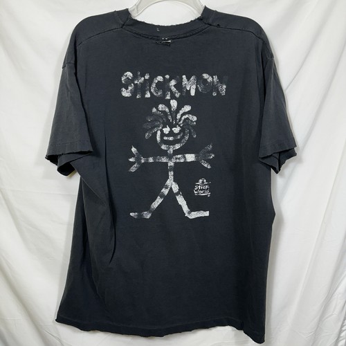 Vtg distressed stick world - vtg,