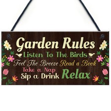 Garden Signs And Plaques For