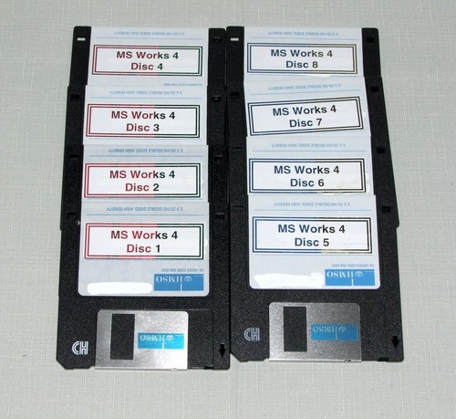 Vintage floppy disks - 8, 3.5"