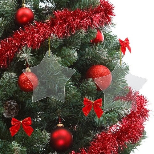 20x clear acrylic christmas - clear,