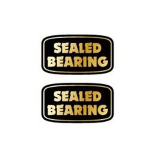 Suzue Sealed Bearing Hub decals old school BMX Restoration
