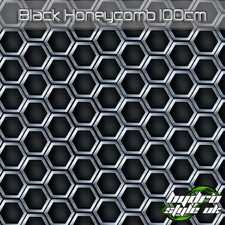 ROLLED - Black Honeycomb -