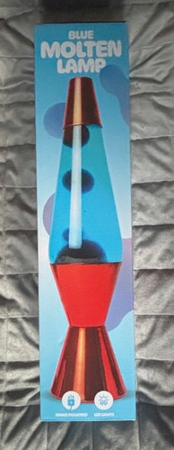 Blue red lava lamp - blue/red, 365mm