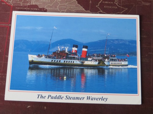 Postcard the paddle steamer - postcard,,