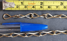 24 Metres 20mm Hanging Brass/Bronze/Gold colour Basket Replacement Project Chain