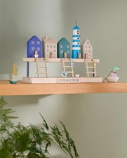 Next Blue White Wooden Beach