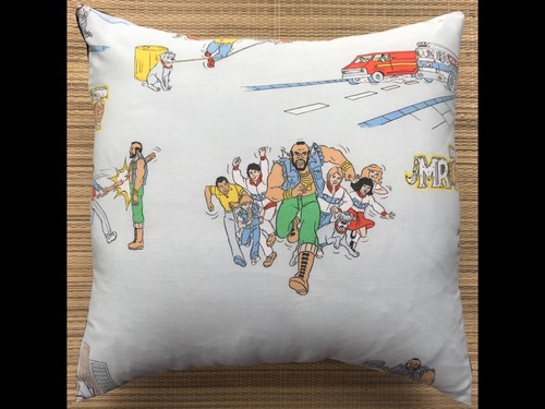 Team vintage fabric - fabric, cushion