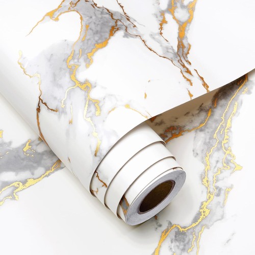 Funstick white gold marble - gold,