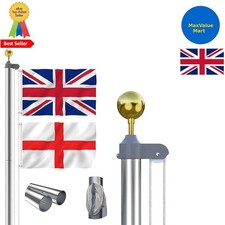 Patriotic 20 FT Aluminum Flag