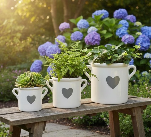 Ealgewiz white ceramic heart - ealgewiz,