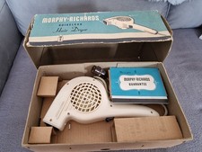 1958 vintage MORPHY RICHARDS hair dryer original box & receipt FREE POST