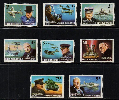 Maldives scott 524 531 mnh - 524-531,,