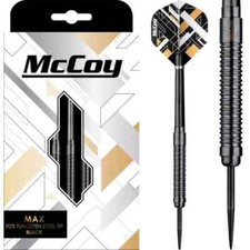 Tungsten Darts Set 22g 24g 26g grams 90% McCoy Max Black