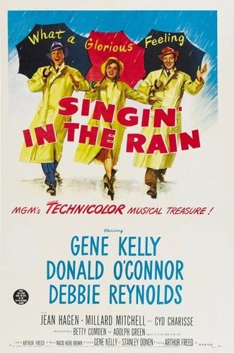 Singin the rain - rain, retro