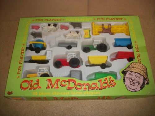 Vintage old mcdonalds farm - old,