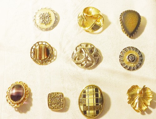 Cool vintage scarf clips - cool,