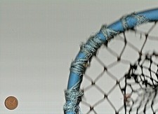 UK Nautical North Sea Fisherman`s creel end eye fish net 580g Dunbar Scotland