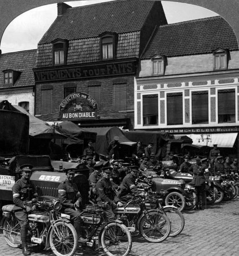 Lorries and motorcycles the - motorcycles,