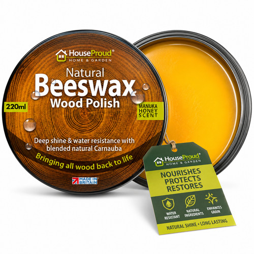 Beeswax furniture polish 220ml - furniture,