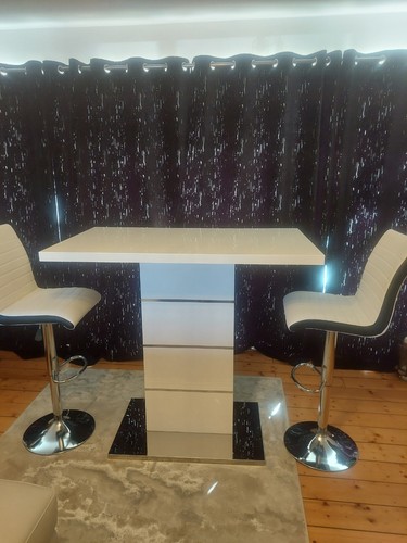 Parini bar table white - `bar,