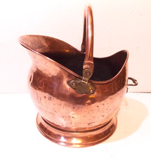 Vintage Copper Coal Scuttle