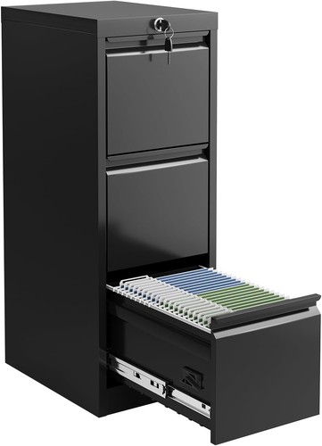Drawer locking vertical - 3-drawer,