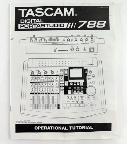 Tascam digital portastudio 788 - tascam,