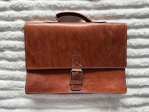 Moroccan brown top handle - top,