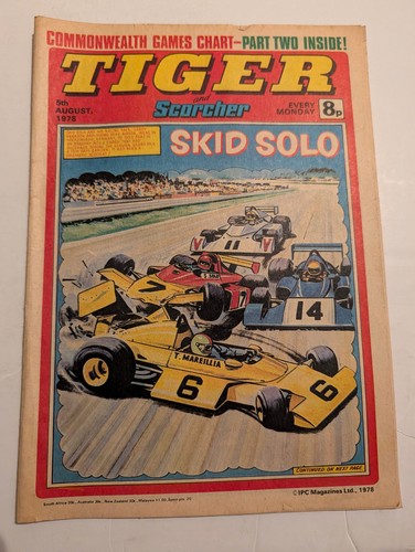 Tiger and scorcher comic - tiger,