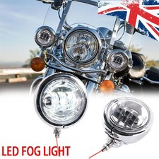 2x 4.5 inch Chrome LED Spot