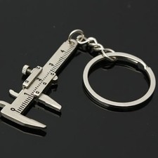 Portable Mini Vernier Caliper For Key Caliper Gauge Slide Ruler Keychain SMD 010