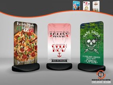 Ecoflex 2 MASS LISTING Pavement Shop Sign Boards Outdoor Advertising Display