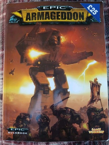 Epic 40k armageddon rule book - 40k,